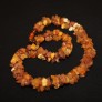 Vintage raw amber necklace