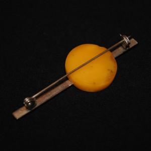 Vintage amber brooch 