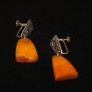 Vintage amber clips