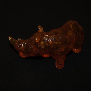 Amber souvenir Rhino