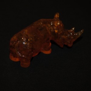 Amber souvenir Rhino