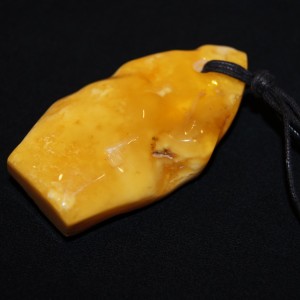 Vintage big amber pendant