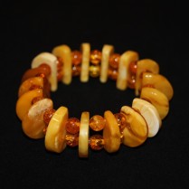 Vintage natural amber bracelet