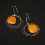 Vintage amber earrings